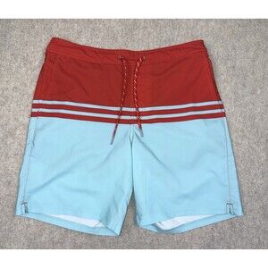 Fair Harbor Men’s The Ozone Board Short Lined Chili Pepper Size L